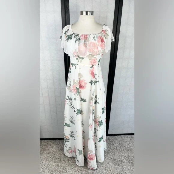 Anthropologie Yumi Kim Pink and Orange Sleeveless Maxi Sundress XS - Picture 2 of 9